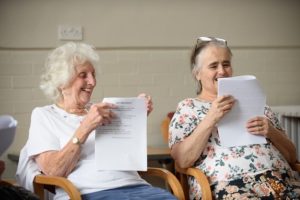 BS3 social club - two ladies smiling