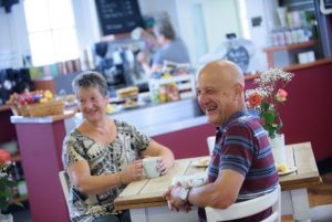 BS3 lunch club - two people at cafe